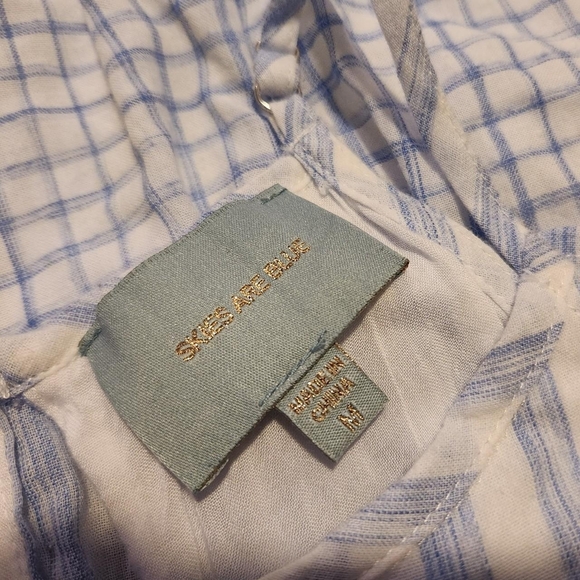 Skies Are Blue Gingham Ruffle Layered Peplum Dress - Picture 5 of 5